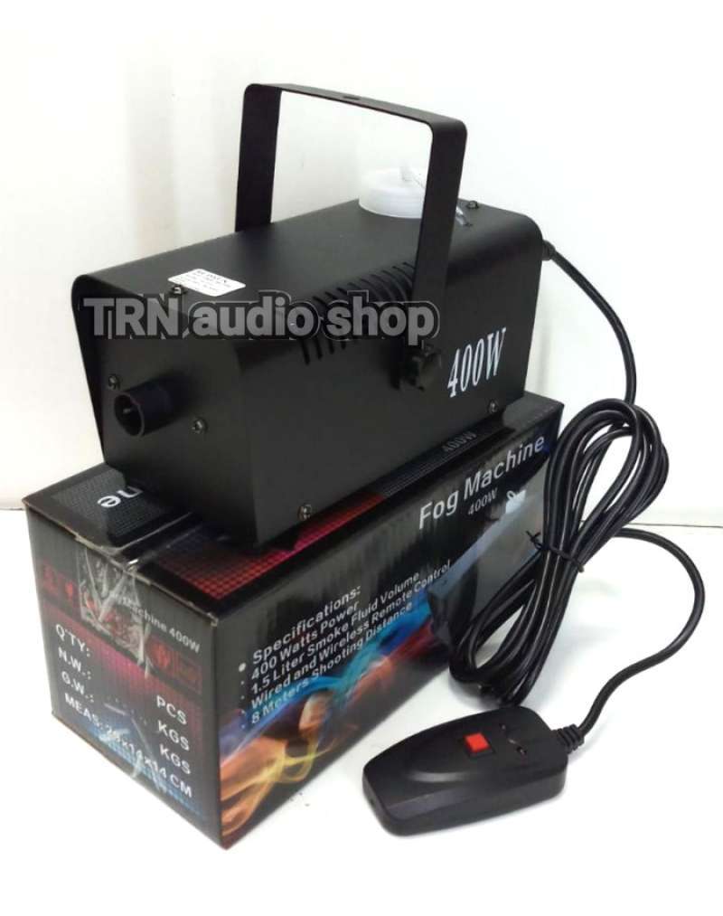 Promo Fog Machine Mesin Asap 400W Wire Remote Control Diskon 12 di