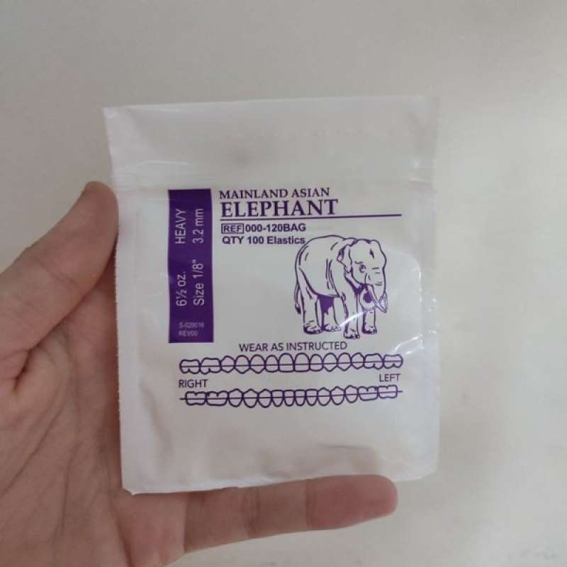 Jual Karet Elastic American Orthodontics Elephant 6,5oz Heavy per piece