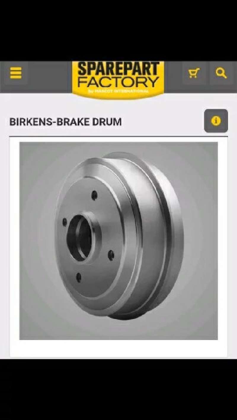 Jual Tromol rumah kampas rem brake drum belakang l300 diesel birkens di