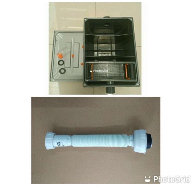 Jual GREASE TRAP BAK PENAMPUNG LEMAK KOTOR DAPUR LENGKAP SELANG BUANGAN