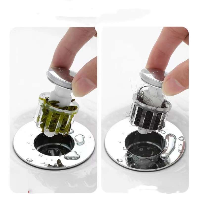 Promo PUSH FILTER POPUP PLUG SINK FILTER / SARINGAN PENYUMBAT WESTAFEL