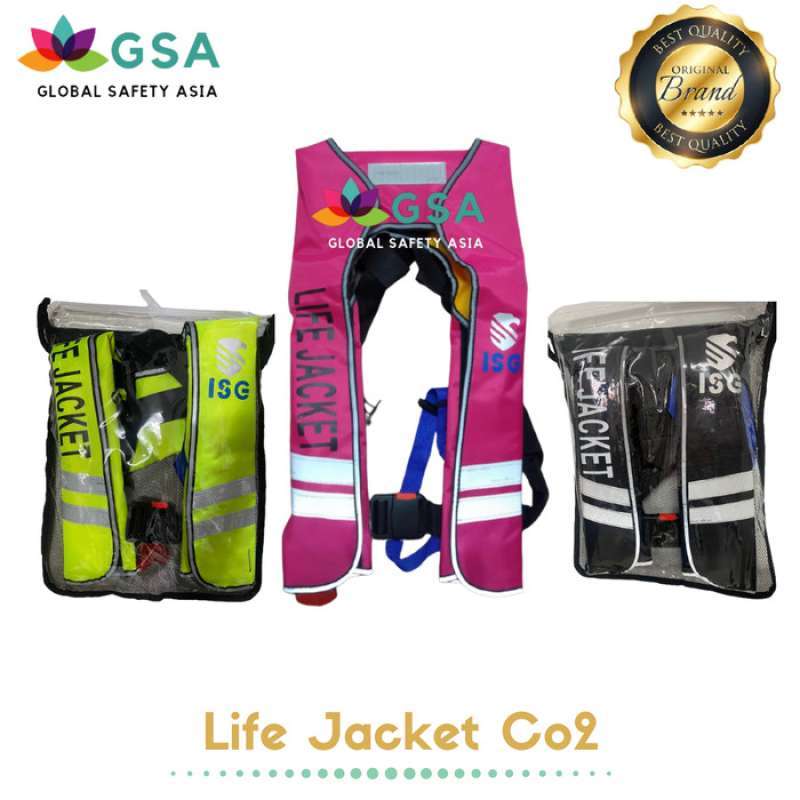 Promo AUTOMATIC LIFE JACKET CO2, JAKET PELAMPUNG OKSIGEN PESAWAT, LIFE