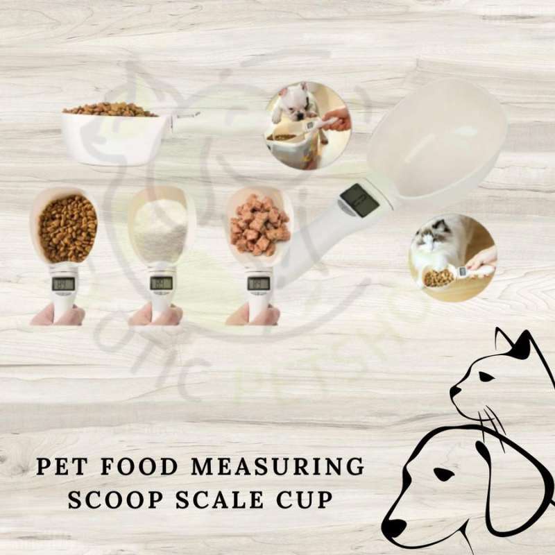 Jual Pet Food Measuring Scoop Scale Cup / Alat ukur makanan hewan di