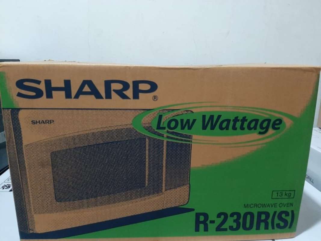 Jual Sharp Microwave R230R(S) Compact Touch Control Low Watt 22 Liter