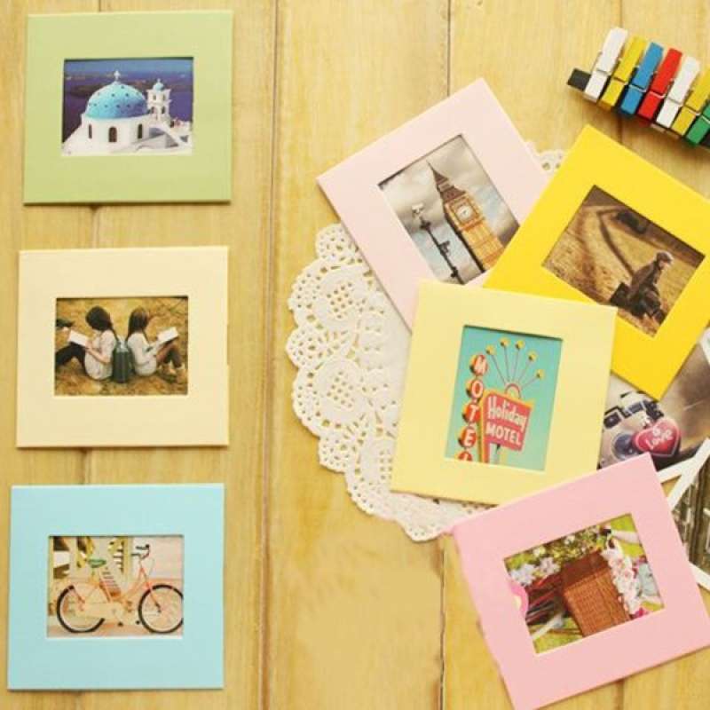 Promo Frame Photo Gantung Warna Lucu Ukuran 2r Diskon 40% Di Seller ...