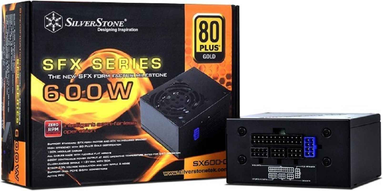 Jual Power Supply SILVERSTONE 650 Watt 80+ Gold Full MODULAR SX650G