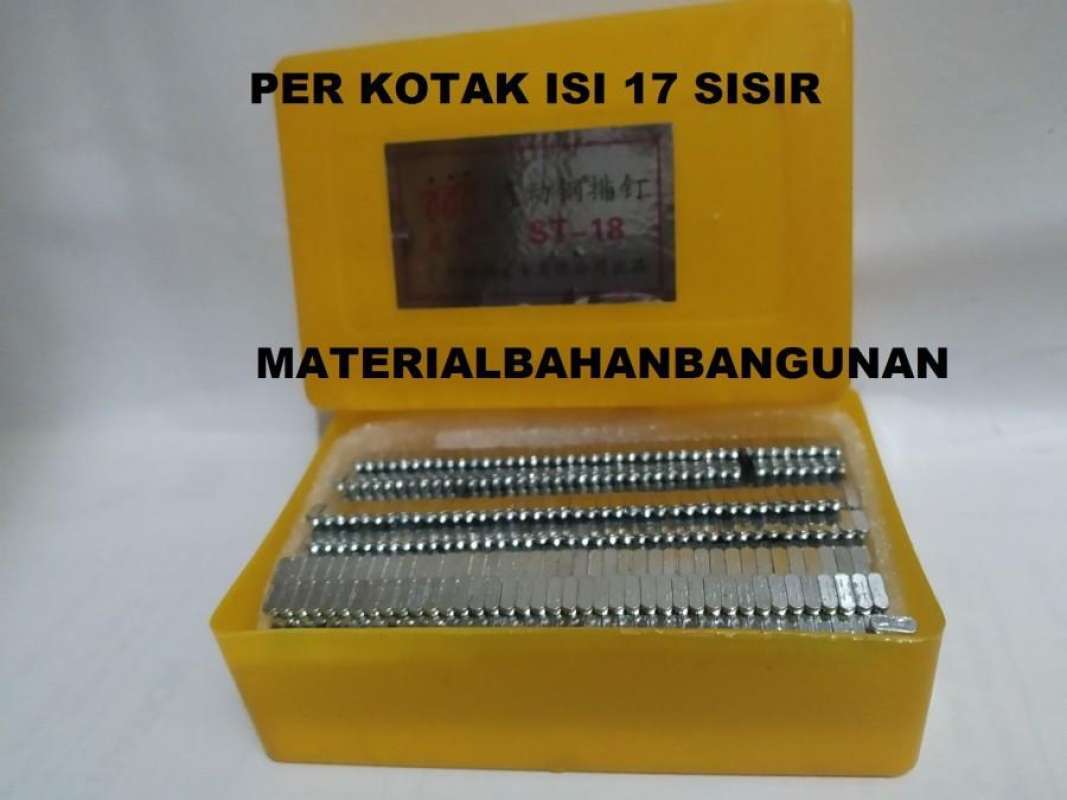 Jual Isi Ulang Paku Tembak Angin 18 mm Stapler Paku Kompressor Box di