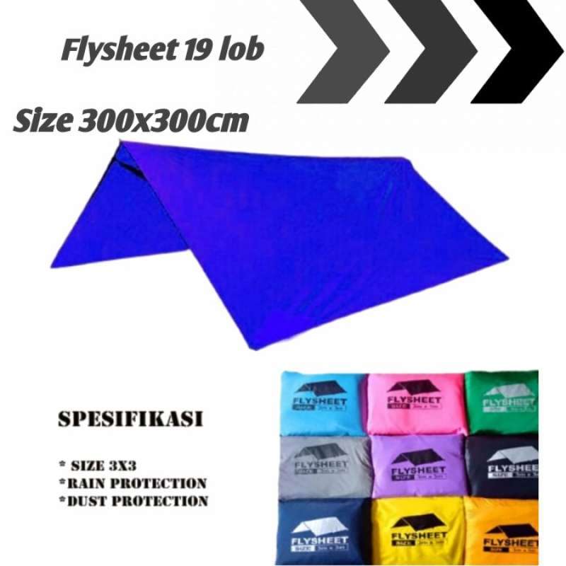 Jual OEM FLYSHEET 3X3 FLY SHEET TENDA CAMPING di Seller Miyu Sport