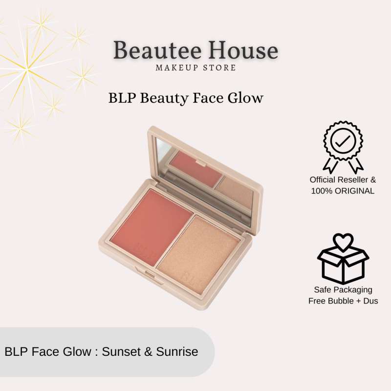 Jual BLP BEAUTY FACE GLOW BLUSH ON HIGHLIGHTER Sunset & Sunrise