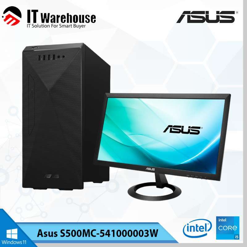 Promo Desktop Tower PC ASUS S500MC541000003W i511400 4G/1TB/Win11Home
