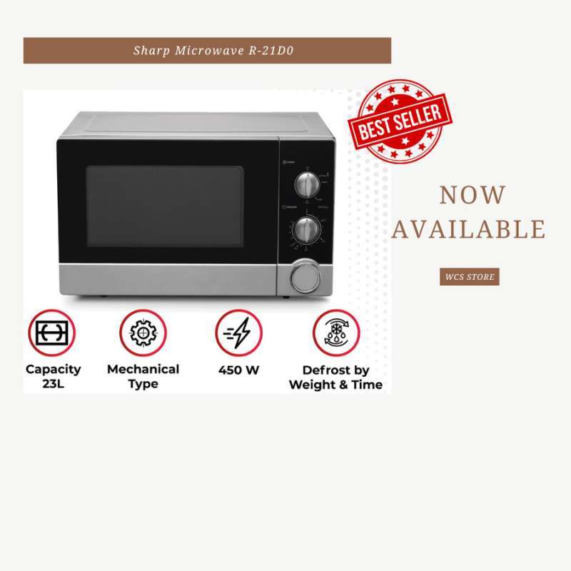 Jual MICROWAVE SHARP R21DO Sharp Microwave Oven Low Watt 23 L R21DO(S