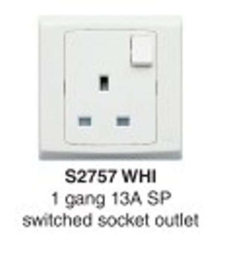 Jual MK Switch Socket Outlet E2757 whi type Ecore di Seller Erin Little Store Pegangsaan Dua