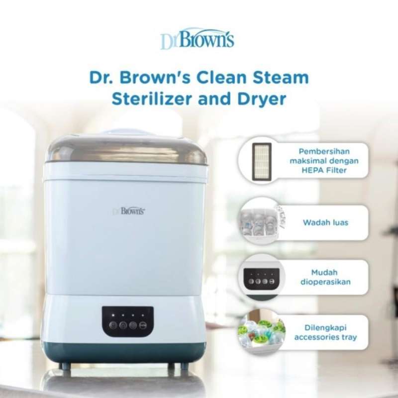 Jual Dr.brown's Clean Steam Sterilizer & Dryer Alat Sterilizer Botol