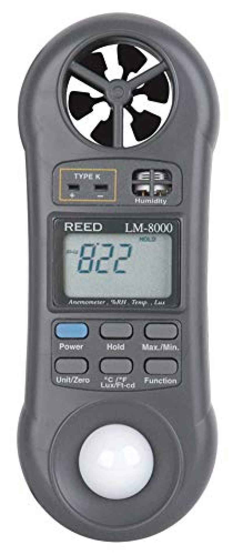 Reed Rotation Meter Promo REED Instruments LM-8000 6-in-1 Multi-Function Environmental ...