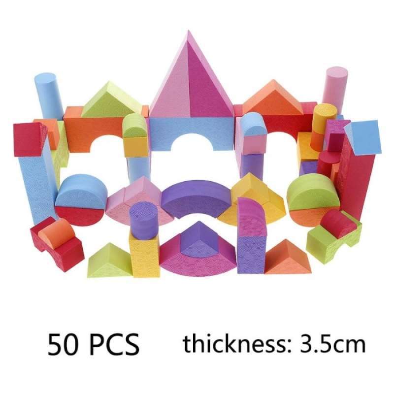 Jual Eva Foam Building Blocks / Mainan Edukasi Balok Spons Spon