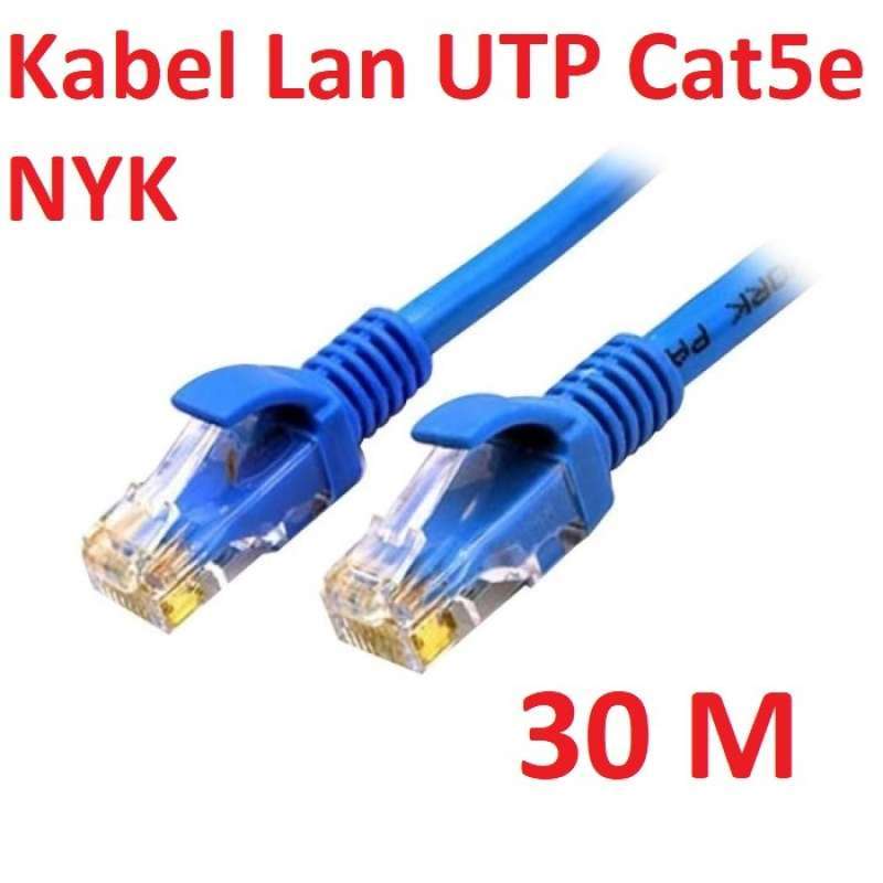 Promo Oem Kabel Lan Utp 30M Rj45 Cat5E 30 Meter Nyk di Seller Bombastis ...