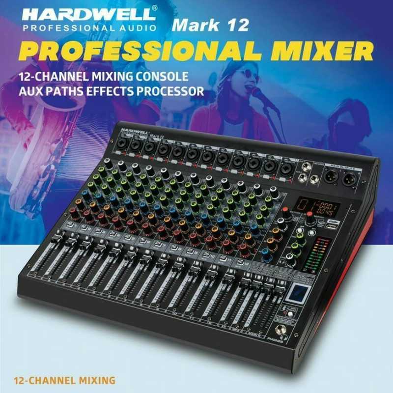 Promo Mixer Hardwell 12 Channel MARK 12 Original Mixer Recording
