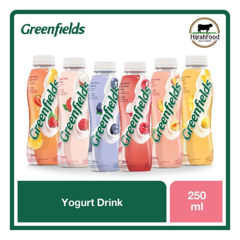 Jual Greenfields Yoghurt Drink Susu Yogurt (250 ml) Pilih Rasa di