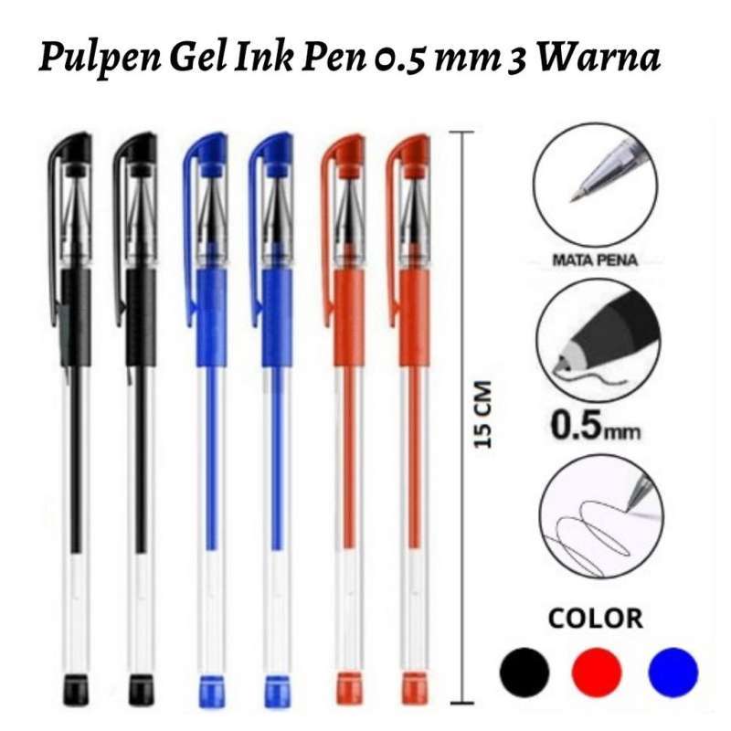 Jual Pulpen Gel Ink/ Pulpen cair/Pena Cair/ alat tulis pulpen Tinta Gel ...