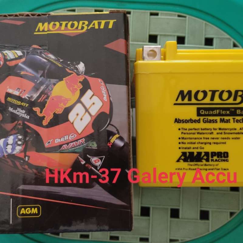 Promo Aki Honda Monkey 125Cc Motobatt Mbtx4U Diskon 12 di Seller