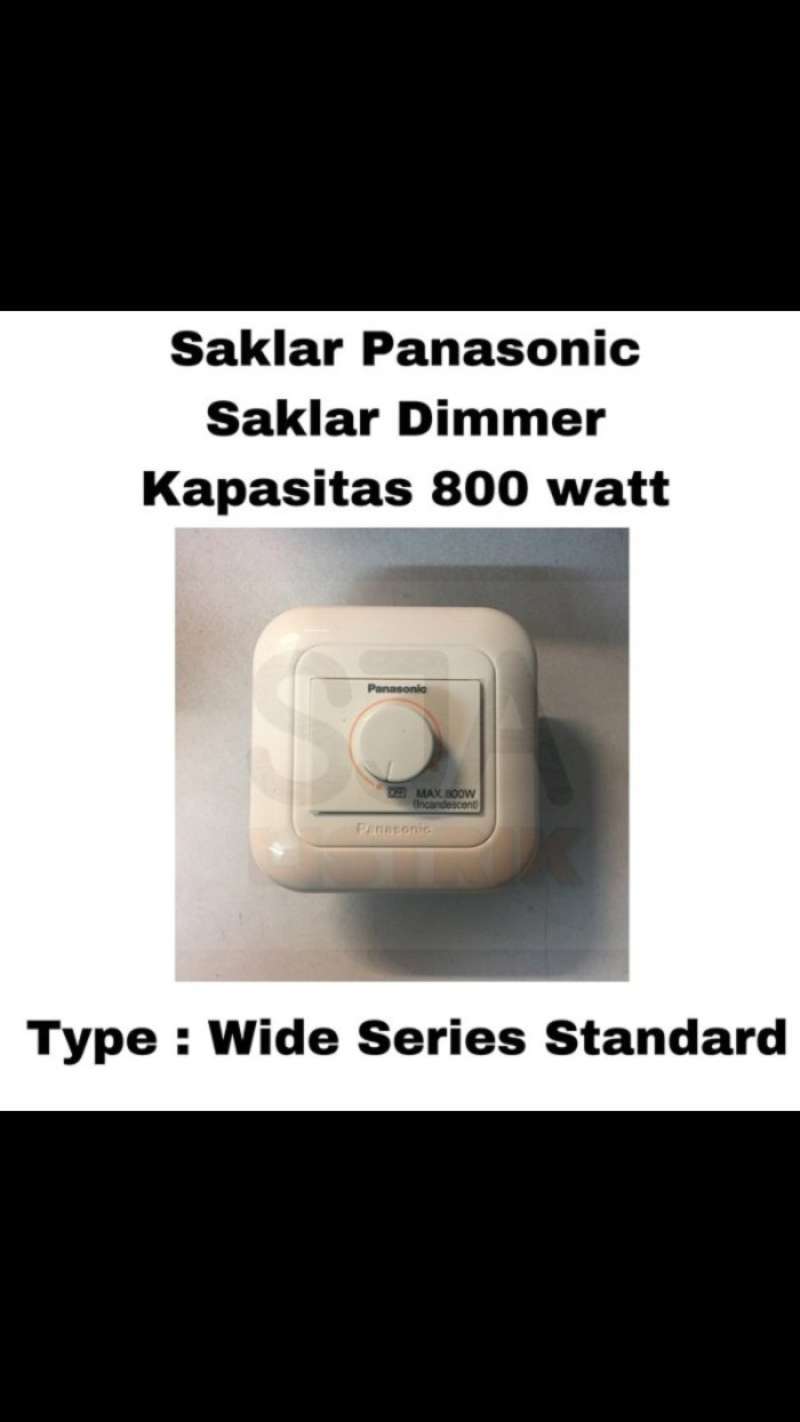 Jual Saklar Dimmer Panasonic 800W / Dimmer Lampu 800 Watt di Seller TB