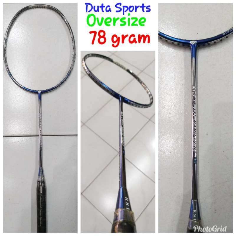 Promo Raket Badminton Rsl Matrix Nanolight 78 Chrome Blue R5 Technology ...