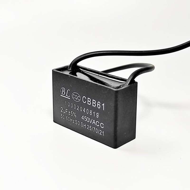 Jual Kapasitor 2 Uf 400 VAC Untuk Kipas Angin Capacitor 2uF Kapasitor