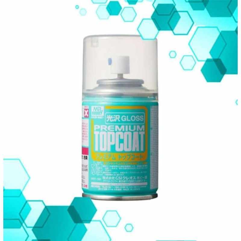 Jual Mr. Hobby Mr. Premium Top Coat Gloss Spray B601 di Seller DENTA TOYS Kalibata, Kota