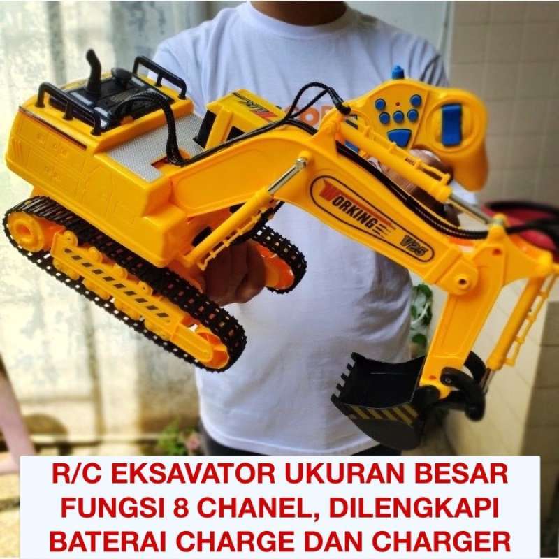 Jual Mainan Remote Control Rc Excavator Heavy Machine Digger di Seller ...