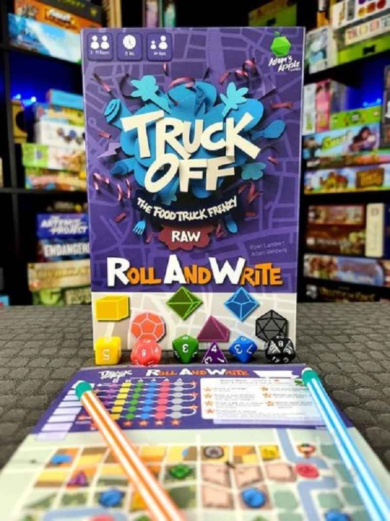 Promo Truck Off The Food Truck Frenzy Roll And Write Board Game Diskon