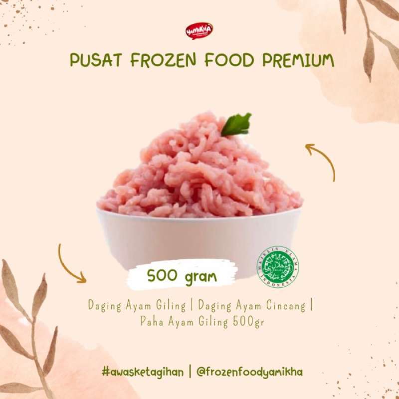 Stok frozen food homemade dari ayam giling, sekali masak jadi 4 menu favorit anak