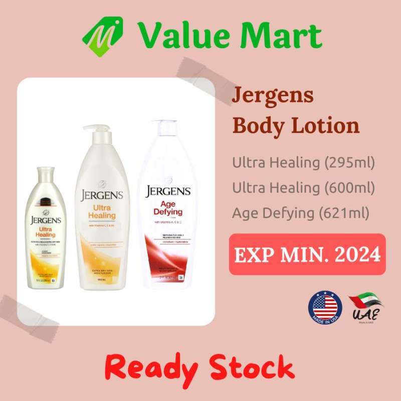 Jual Jergens Body Lotion Pelembab Tubuh Ultra Healing Age Defying