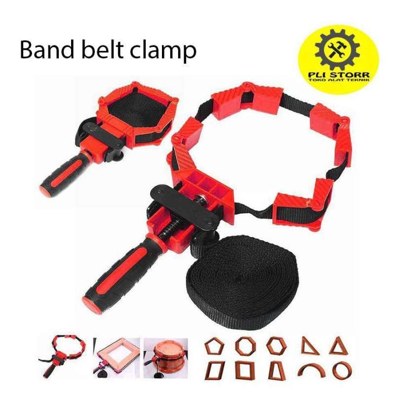 Jual Band Belt Clamp / Klem Tali Hexagonal Kanvas Jig Figura