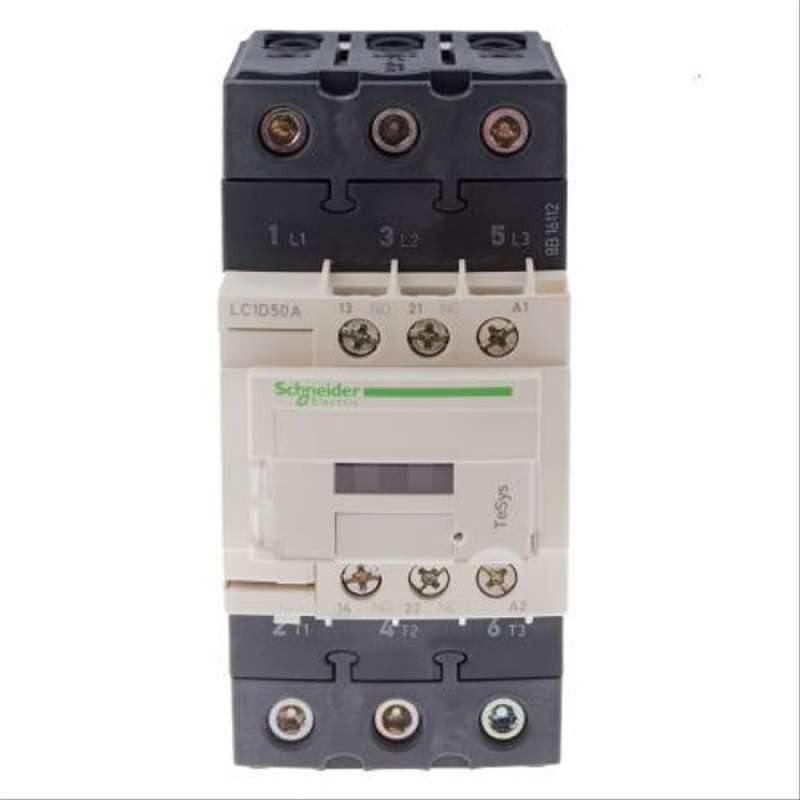 Jual SCHNEIDER CONTACTOR 3P 50A 1NO 1NC AC3 22KW EVERLINK LC1D50AM7 di ...