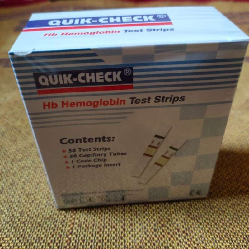 Jual Quick Check Hb Hemoglobin Test Strip di Seller Ella Store