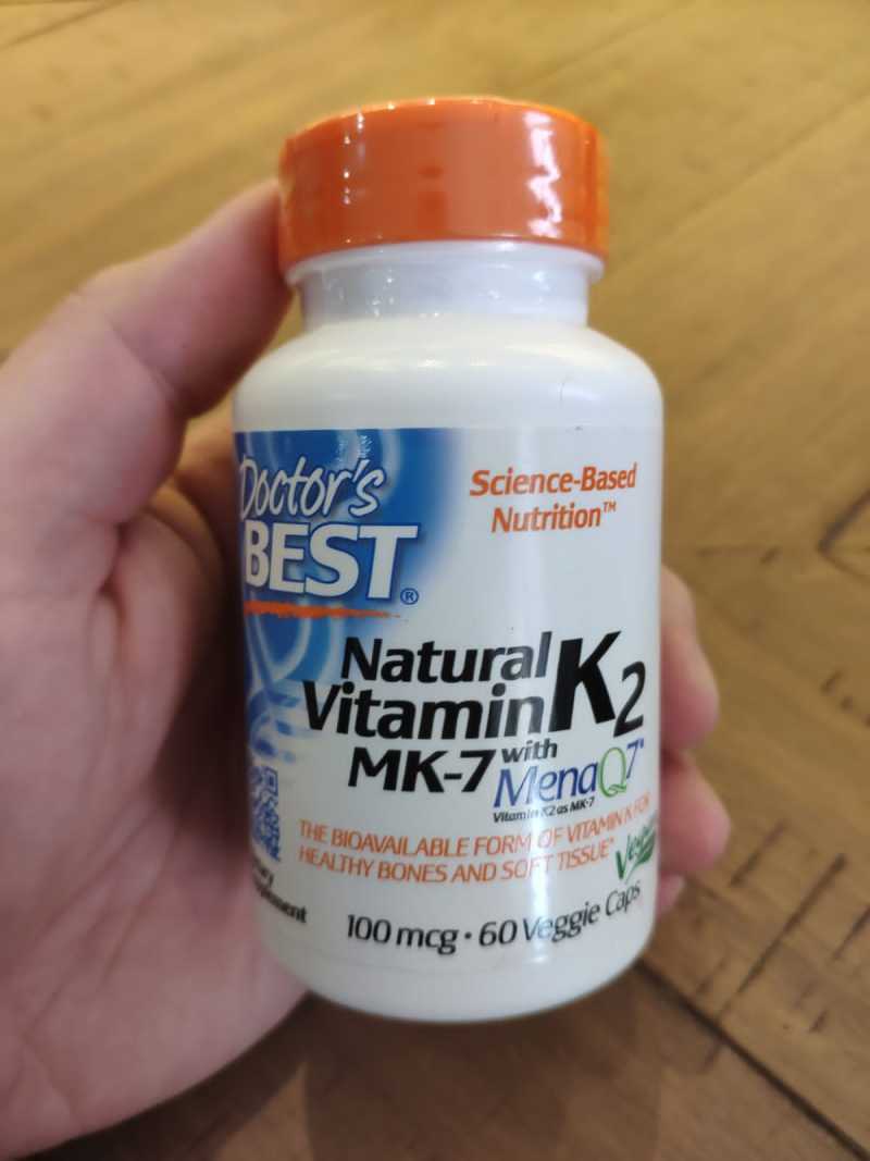 Jual (ORIGINAL) doctor's best vitamin K2 mk7 100.mcg 60.vege capsules di Seller De Nature Pusat