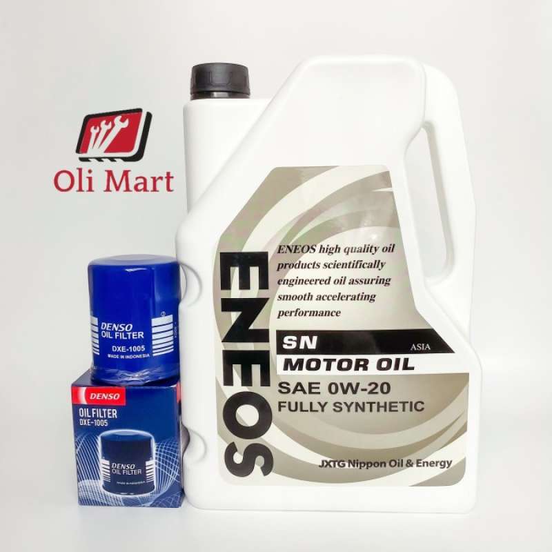 Jual Oli Mesin Eneos 0W20 Filter Oli Honda Denso Original di Seller