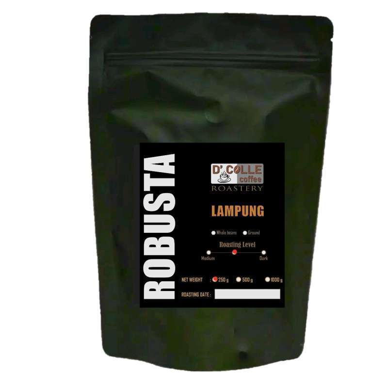 Jual kopi bubuk robusta lampung 250 Gram / kopi bubuk / kopi lampung
