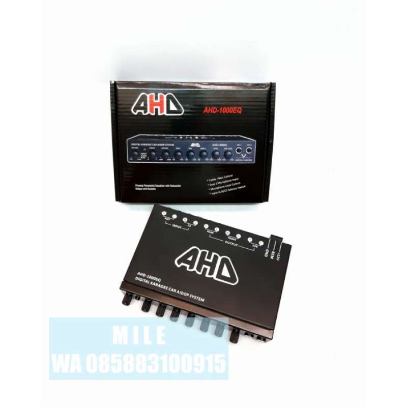 Promo Preamp Equalizer Parametric Pre-Amp AHD-1000EQ Diskon 29% di ...