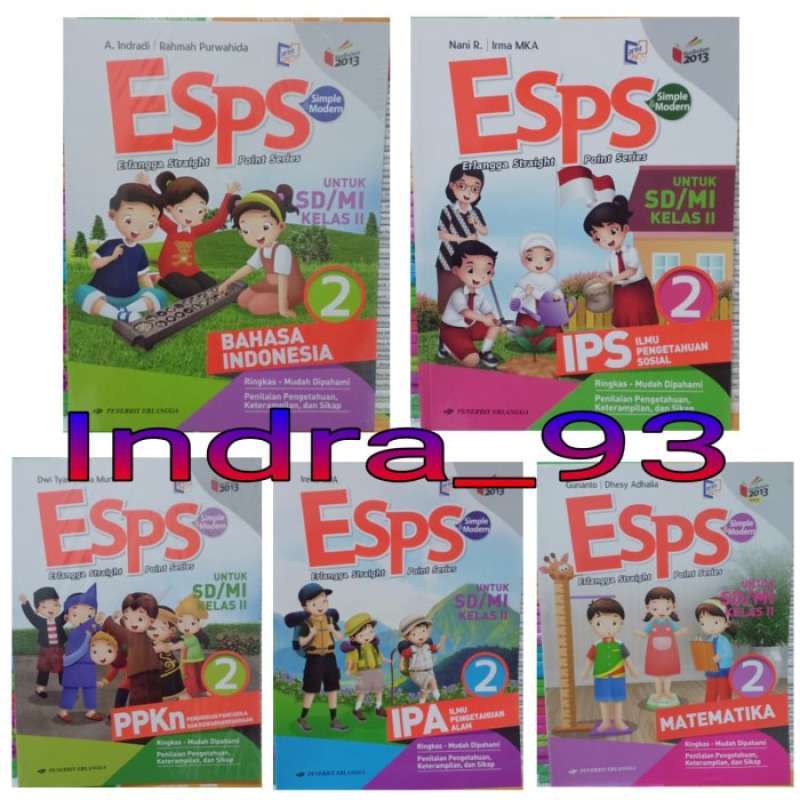 Promo Paket Buku ESPS Kelas 2 SD/Mi K13N Revisi Erlangga Diskon 23% di ...