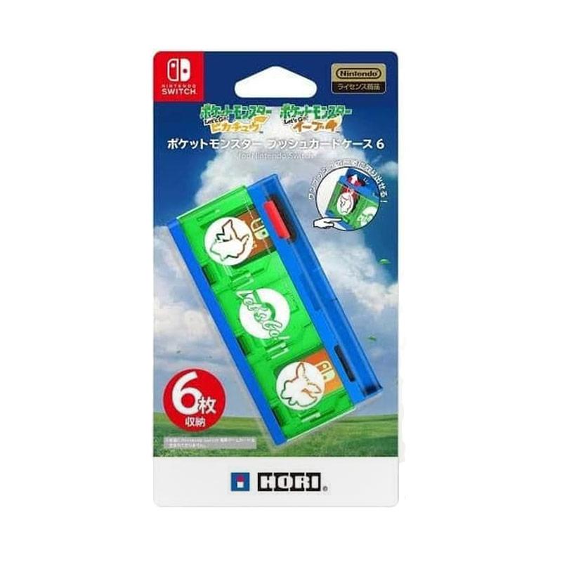 Jual HORI Switch Pokemon Let's Go Pikachu & Eevee Push Game Card Case