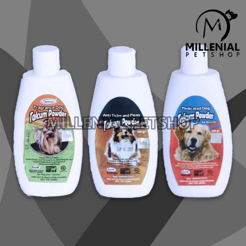 Promo Dog Powder Medicated 100GR Diskon 35 di Seller Fuschia Store