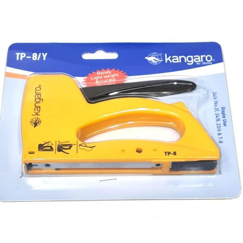Jual Alat Gun Tacker Kangaro TP8 Stapler Jok Kulit Motor Kayu di