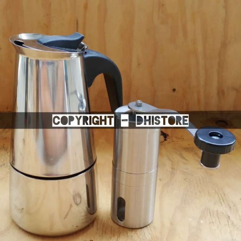 Jual Manual Espresso Package Grinder Moka pot di Seller Smartans