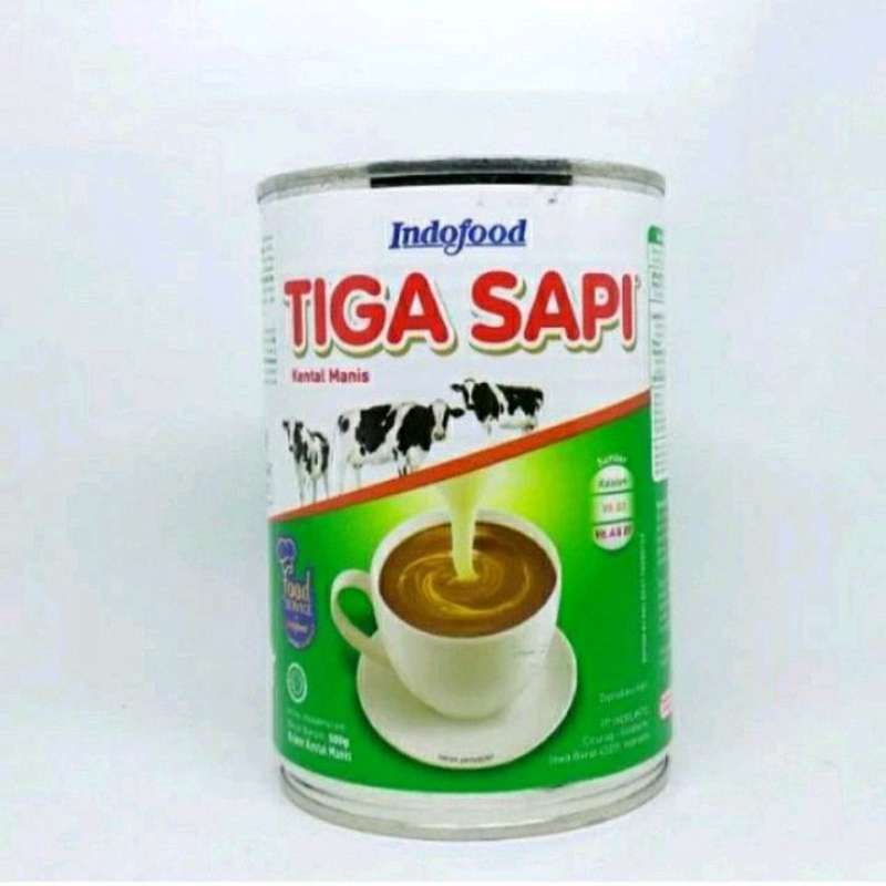 Jual TIGA SAPI, SUSU KENTAL MANIS KALENG 500 GR di Seller Jaya putra