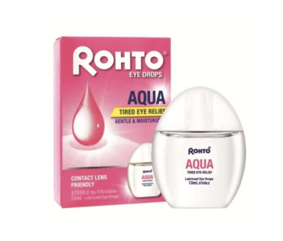 Jual Rohto Eye Drops Eye Drops Aqua (Contact Lens Friendly) 13Ml di