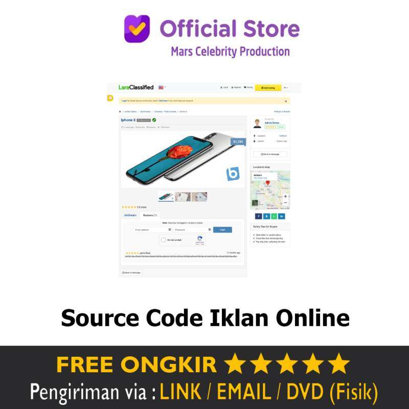 Jual Source Code Sistem Iklan Online Mirip Olx Plus Cms Lengkap Laravel ...