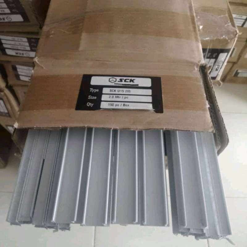 Jual Tali air / U Channel / Groove Joint SCK U15 W UPVC di Seller SUCI