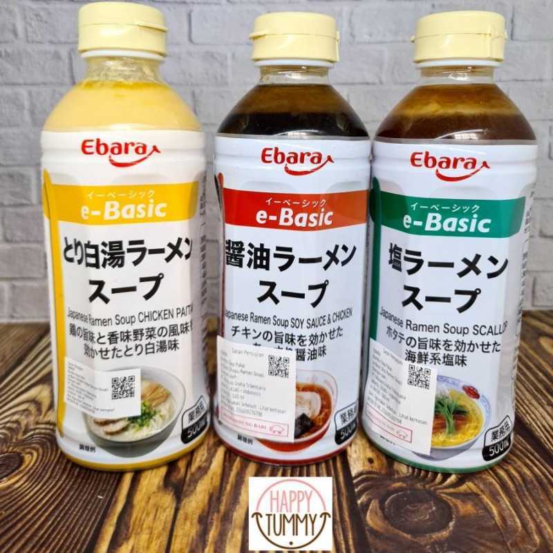 Jual Ebara ebasic ramen base soup broth 500ml instant chicken shoyu