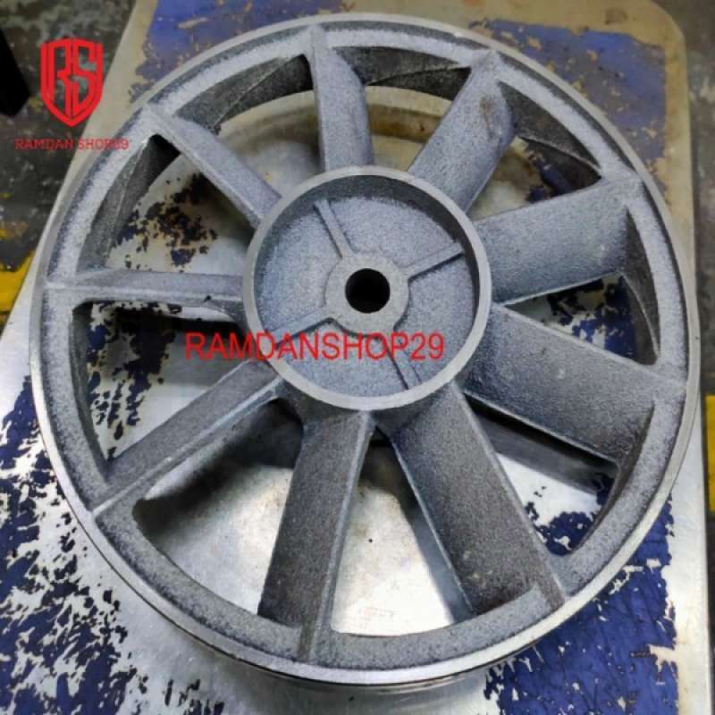 Promo Pulley Bare Fly Wheel Puli Casting 1 Hp Kompresor Sdp Asli